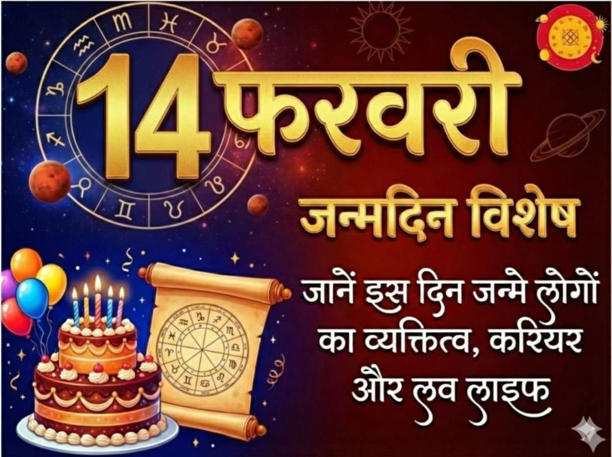14 फरवरी जन्मदिन विशेष पोस्टर: मूलांक 5 (बुध) का स्वभाव, करियर और लव लाइफ - Valentine Day Birthday Personality (Astrology Sutras)
