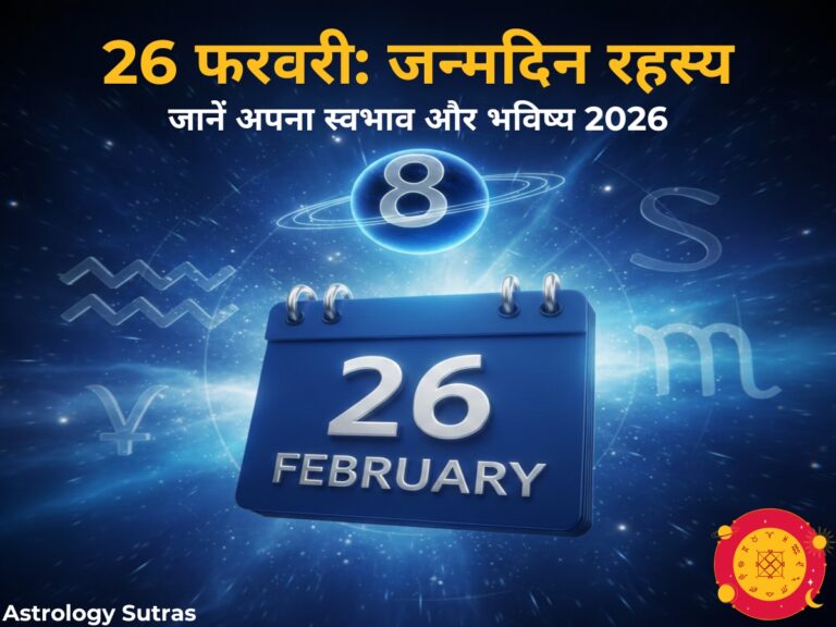 26 फरवरी: जन्मदिन रहस्य! जानें मूलांक 8 और शनि का प्रभाव