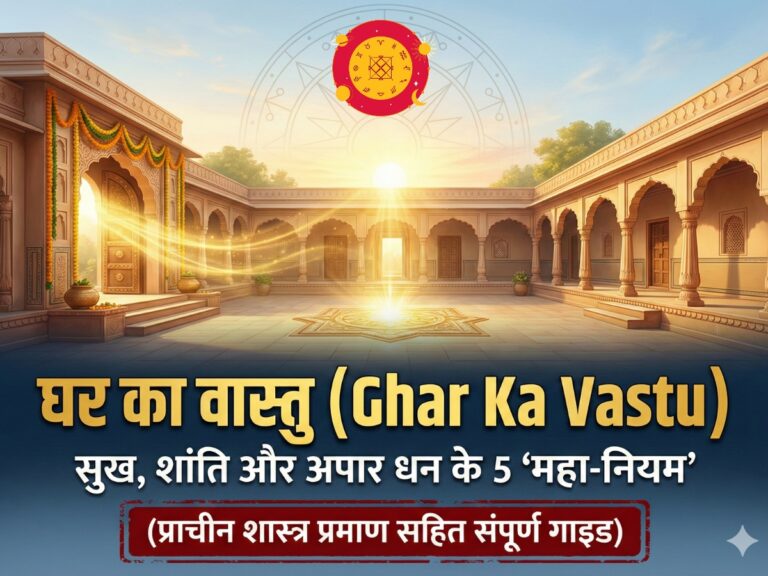 Ghar Ka Vastu: सुख-शांति और धन के लिए घर के 5 मुख्य नियम (शास्त्र प्रमाण सहित)