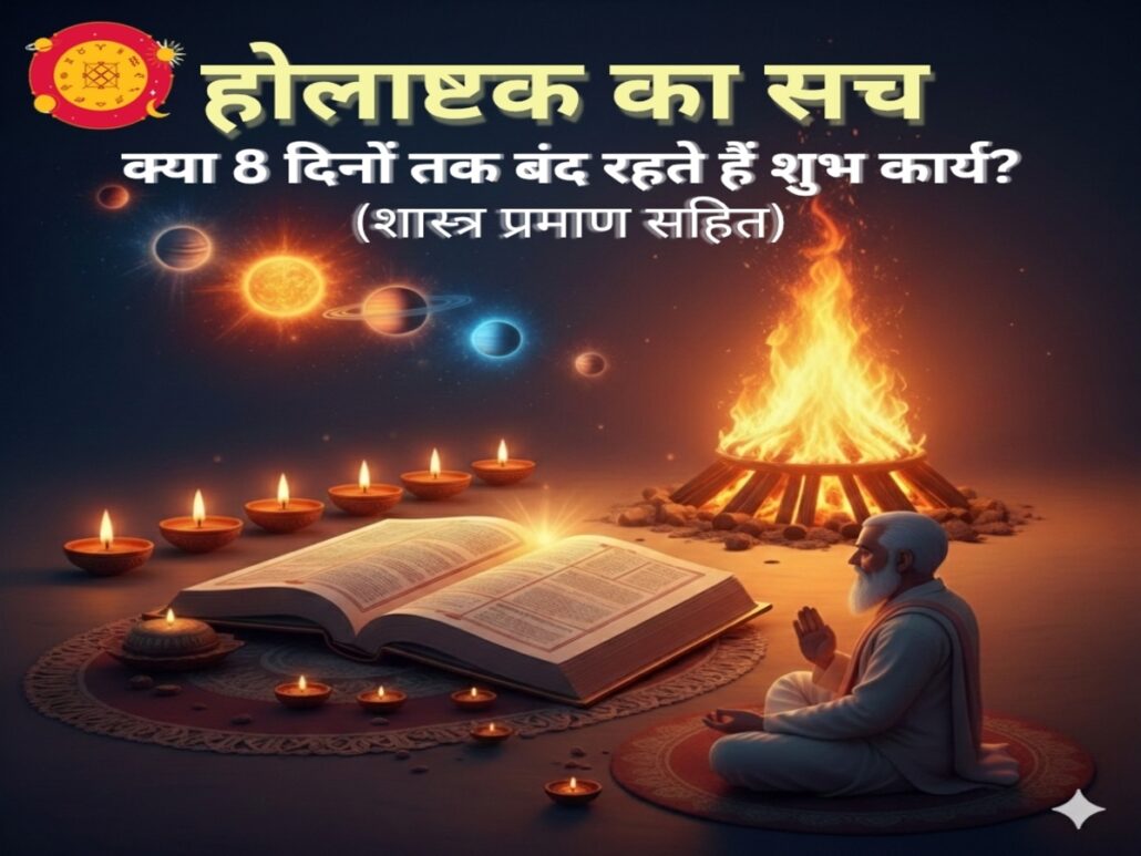 होलाष्टक 2026 में शुभ कार्य वर्जित होने का सच, मुहूर्त चिंतामणि का प्रमाण और ज्योतिषीय उपाय - Astrology Sutras