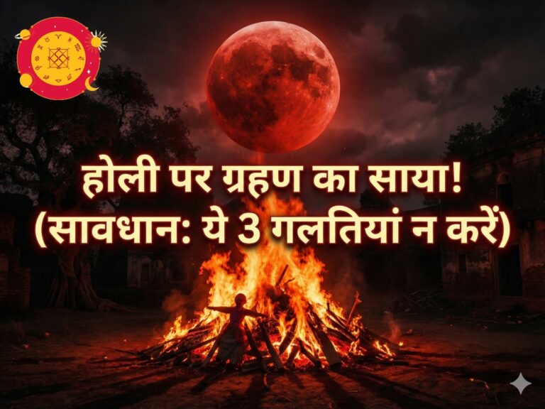 Holi 2026: 3 मार्च को चंद्र ग्रहण का साया! होलिका दहन मुहूर्त और राशिफल