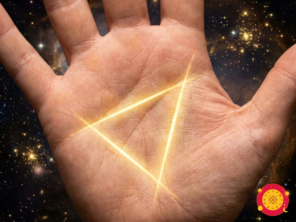 हथेली में धन त्रिकोण - Money Triangle on Palm in Hindi