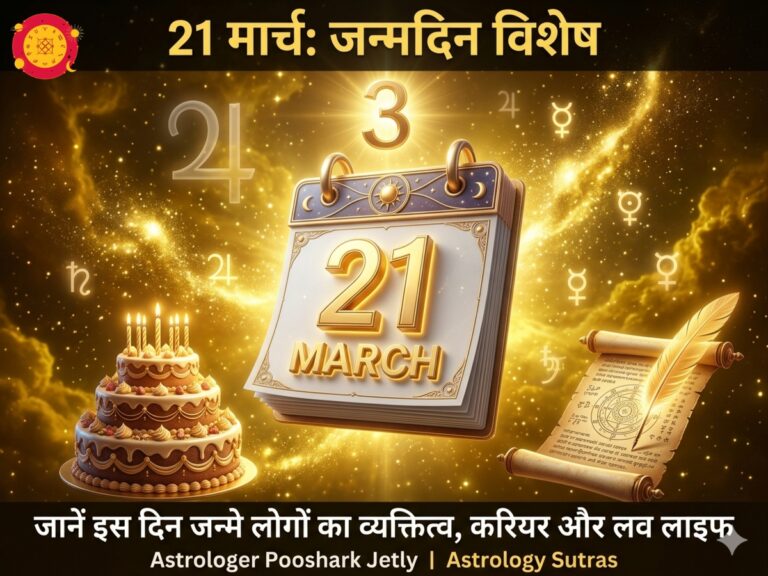 21 मार्च को जन्मे लोगों का स्वभाव करियर लव लाइफ मूलांक 3 देवगुरु बृहस्पति