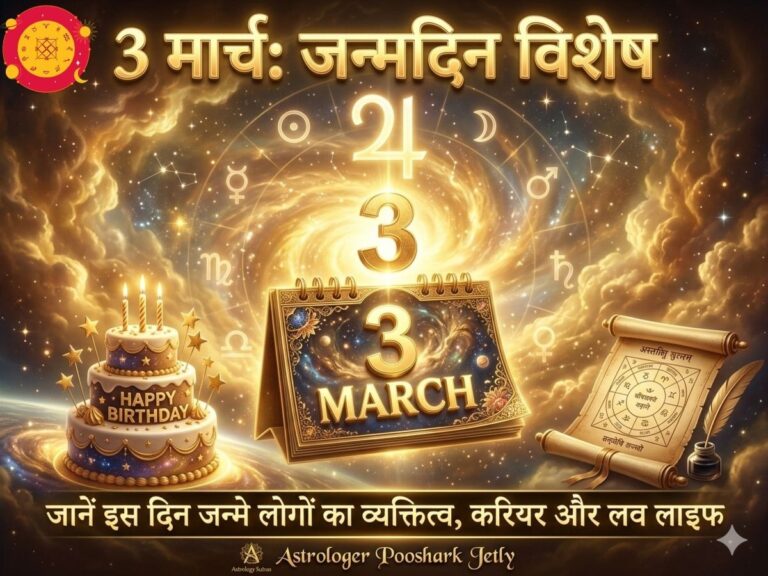 3 मार्च: जन्मदिन रहस्य! जानें मूलांक 3 और देवगुरु बृहस्पति का प्रभाव