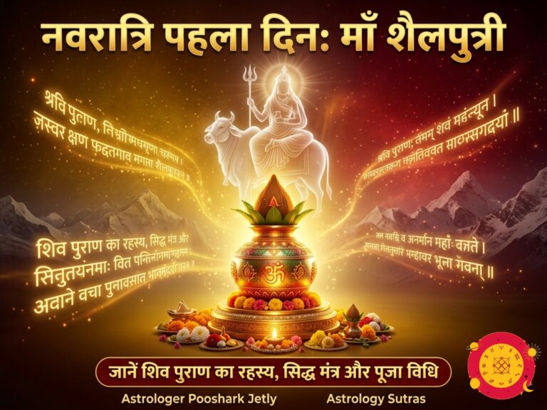 नवरात्रि पहला दिन: माँ शैलपुत्री पूजा विधि, कथा, मंत्र व शिव पुराण रहस्य