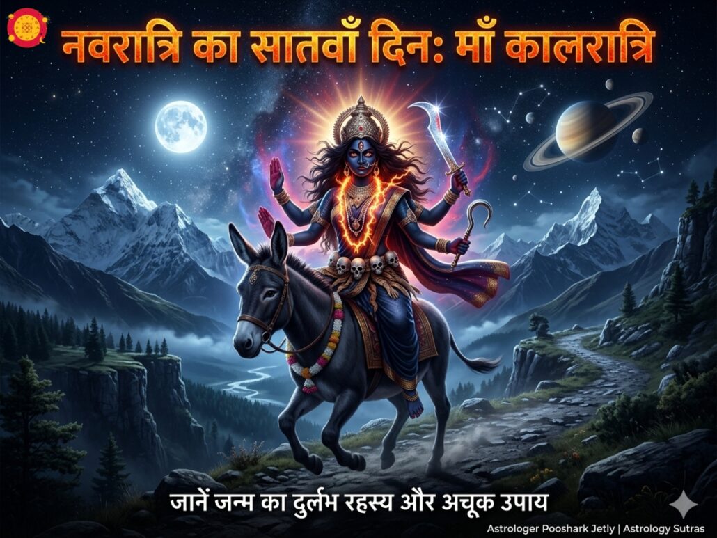नवरात्रि का सातवाँ दिन माँ कालरात्रि रहस्य महाकाली स्वरूप शनि शांति अचूक उपाय