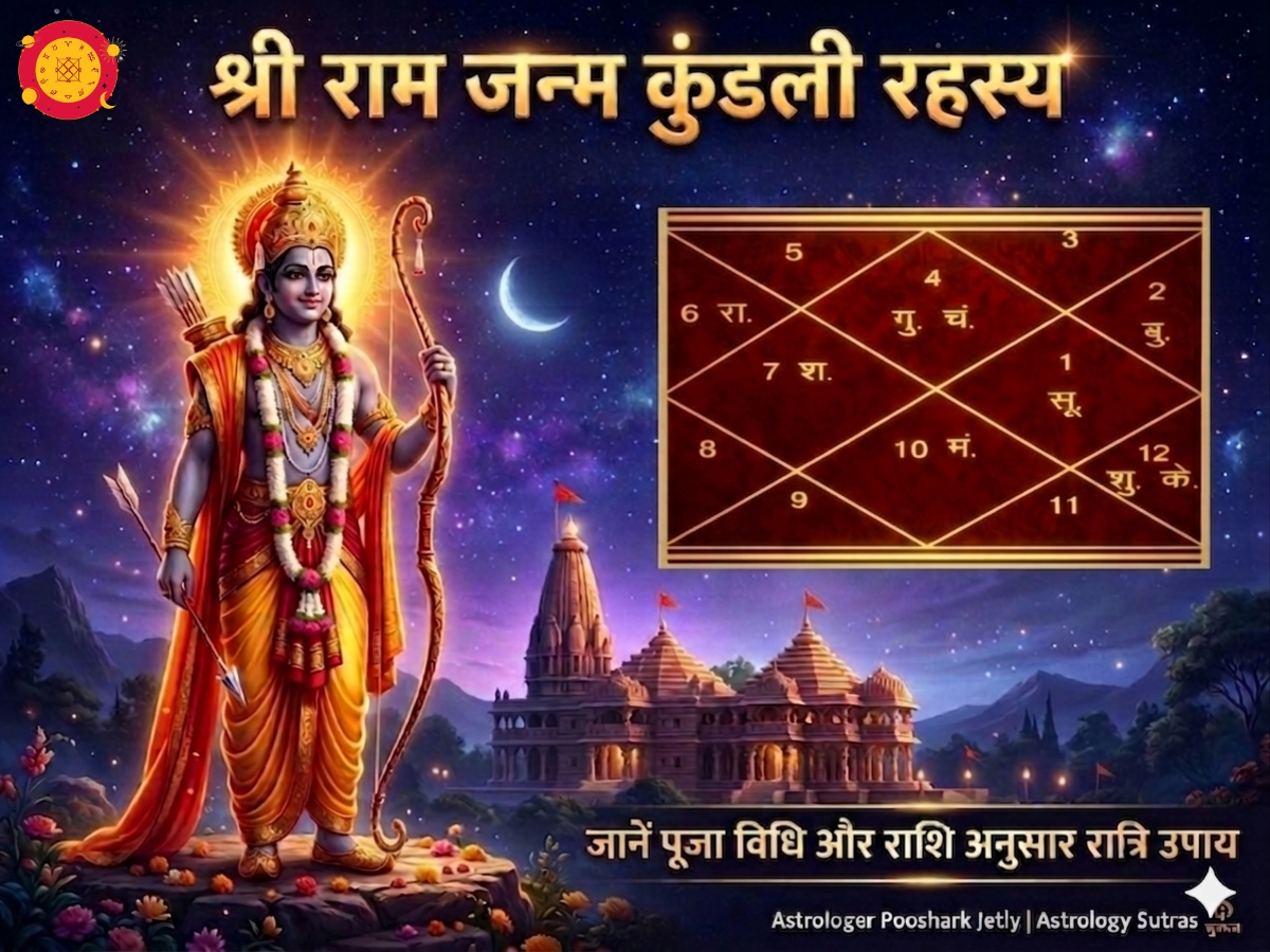 राम नवमी 2026 भगवान श्री राम जन्म कुंडली रहस्य 5 उच्च ग्रह राशि अनुसार उपाय Astrology Sutras