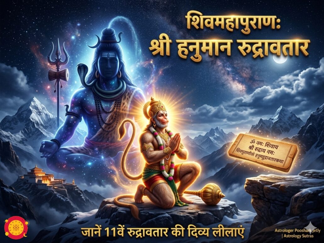 शिवमहापुराण श्री हनुमान रुद्रावतार जन्म रहस्य 11वें रुद्र