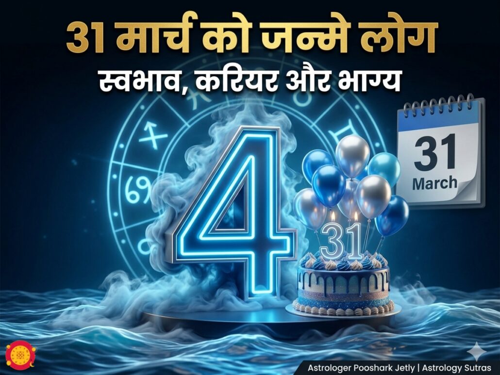 31 मार्च को जन्मे लोग भविष्य स्वभाव मूलांक 4 राहु मीन राशि Astrology Sutras