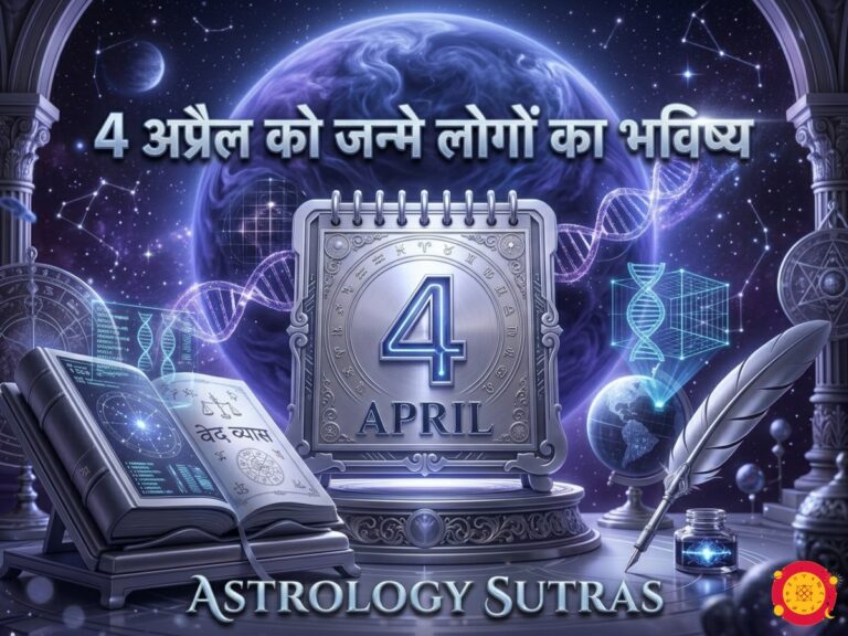4 अप्रैल को जन्मे लोगों का भविष्य: मूलांक 4 और राहु का प्रभाव | Astrology Sutras